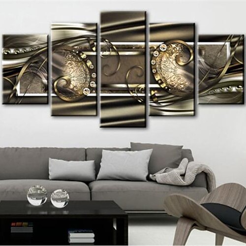

5 Panels Wall Art Canvas Prints Painting Artwork Picture Abstract Home Decoration Decor Rolled Canvas No Frame Unframed Unstretched