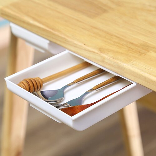 

Wall-mounted Drawer Storage Box Household Free Punch Makeup Brush Finishing Box Office Stationery Storage Box