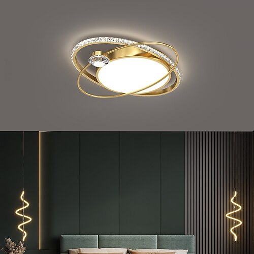 

50 cm Pendant Lights LED Lantern Design Flush Mount Metal Painted Finishes Modern 220-240V