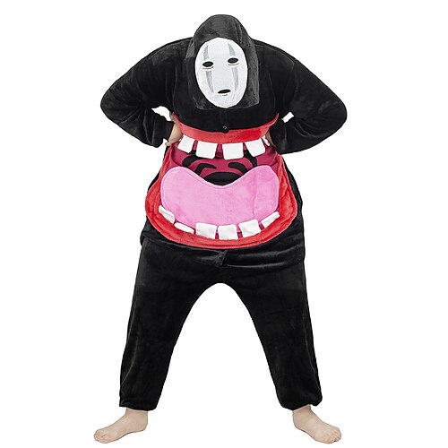 

Adults' Kigurumi Pajamas Nightwear Cartoon More Costumes Graphic Onesie Pajamas Flannelette Cosplay For Men and Women Christmas Animal Sleepwear Cartoon Festival / Holiday Costumes