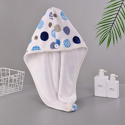 

serviette de bain de qualité supérieure, tissu en peluche à pois chambre / salle de bain 1 pcs