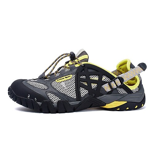 

Men's Women's Hiking Shoes Water Shoes Barefoot Shoes Sneakers Shock Absorption Breathable Wearable Lightweight Fishing Climbing Running Mesh Summer Black Grey