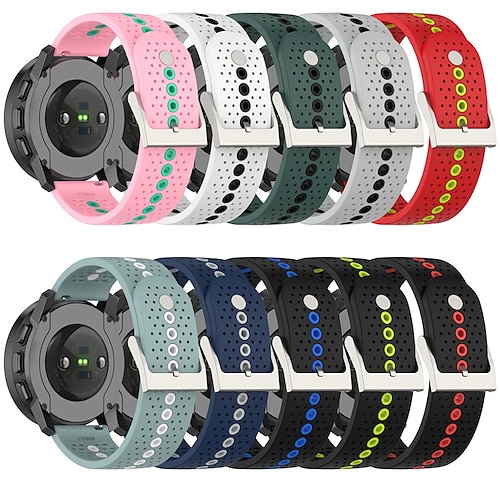 

1 pcs Smart Watch Band for Suunto Suunto 9 Peak Suunto 9 Peak Silicone Smartwatch Strap Soft Breathable Sport Band Replacement Wristband