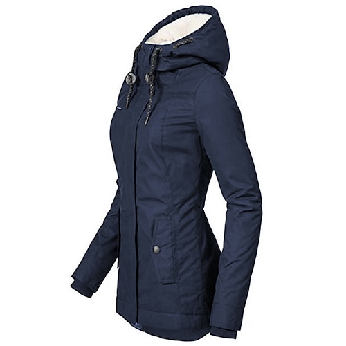 Ragwear ASHANTA BLOCK - Abrigo De Invierno - Dark Blue/azul Marino