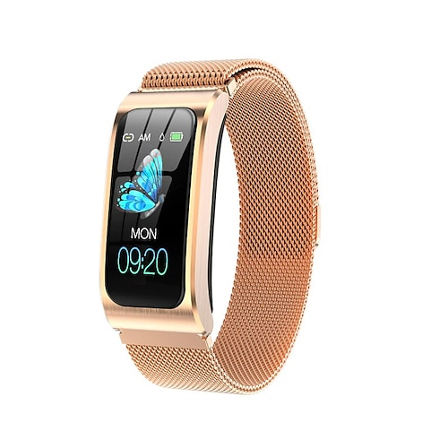 

AK12 Smart Watch Smartwatch Fitness Running Watch Smart Wristbands Fitness Band Bluetooth ECGPPG Stopwatch Pedometer Activity Tracker Sleep Tracker Compatible with IP68 Women's Women Heart Rate