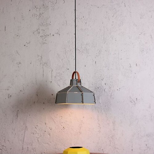 

34 cm lanterna a sospensione design lampada a sospensione leld metallo verniciato finiture moderne 220-240v