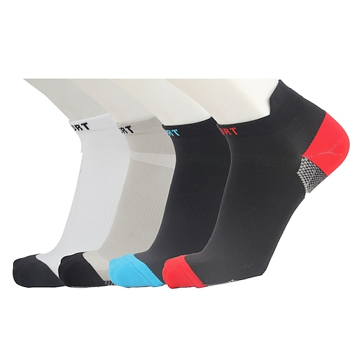 

Socks Crew Socks Cycling Socks Bike Socks Sports Socks Men's Women's Bike / Cycling Breathable Soft Comfortable 1 Pair Solid Color Nylon Black Red Black Blue Grey One-Size / Stretchy