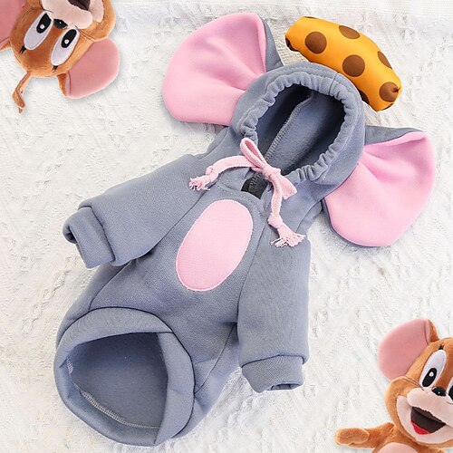 

Dog Cat Dog clothes Cosplay Thick Velvet Casual / Daily Winter Dog Clothes Puppy Clothes Dog Outfits Warm 1 2 Costume for Girl and Boy Dog Fleece S M L XL XXL