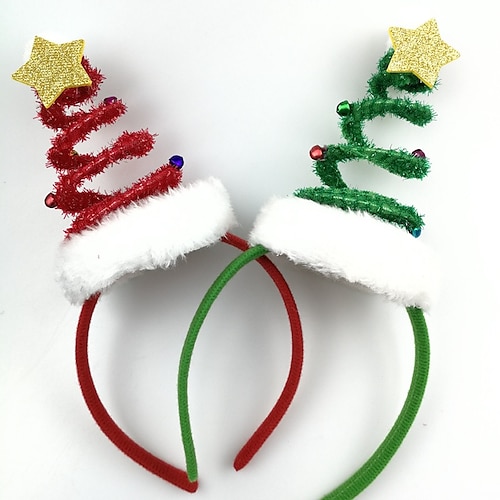 

Santa Claus Holiday Jewelry Cosplay Accessories Christmas Accessories Women's Girls' Lightweight Christmas Christmas Carnival Masquerade Kid's Adults' Party Christmas polyester fibre Headpiece