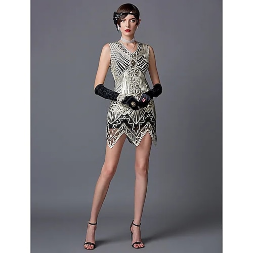knee length flapper dress