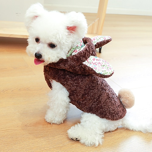 

Perros Gatos Abrigos Saco y Capucha Conejo Animal Adorable Estilo lindo Uso Diario Casual / Diario Ropa para Perro Ropa para cachorros Trajes De Perro Blanco Rosa Marrón Disfraz para perro niña y niño