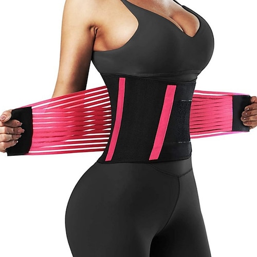 

corset femme taille formateur respirant sport underbust corset de base yoga couleur unie crochet et boucle spandex saint valentin running gym printempsamp; été automneamp; hiver violet noir rouge 1