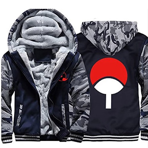 

Naruto Sasuke Uchiha Naruto Uzumaki Abrigos Chaqueta al aire libre Anime Harajuku Gráfico Kawaii Chaqueta Abrigos Para Hombre Mujer Adulto Estampado en caliente Poliéster