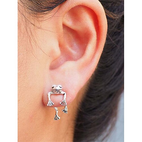 

Women's Earrings Vintage Style Vertical / Gold bar Vintage Earrings Jewelry Silver For Street Bar Festival 2pcs