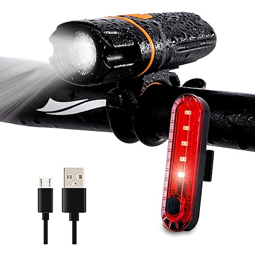 

LED Bike Light LED Light Handheld Flashlights / Torch Front Bike Light LED Bicycle Cycling Waterproof Portable Lightweight Easy Carrying Li-polymer 400 lm Built-in Li-Battery Powered Everyday Use