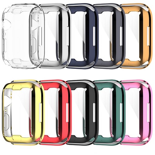 

Apple Watch Series 7 41mm Screen Protector Case Soft Slim TPU All Around Protective Shell Anti-Scratch Bumper Cover Case for Apple Watch Series 7 41mm Accessories