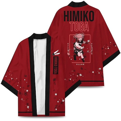 

Inspiriert von Mein Held Academia / Boku Kein Held Himiko Toga Anime Cosplay Kostüme Japanisch Kimonoo Kimono Mantel Für Herren