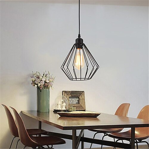 

22 cm Pendant Lantern Design Pendant Light Metal Painted Finishes LED 220-240V