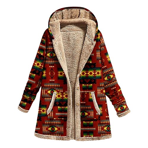 

Per donna Giacca invernale Giacca in sherpa Giacca in pile Cappotto teddy Strada Giornaliero Per uscire Inverno Autunno Standard Cappotto Felpa Standard Tenere al caldo Traspirante Informale Retrò