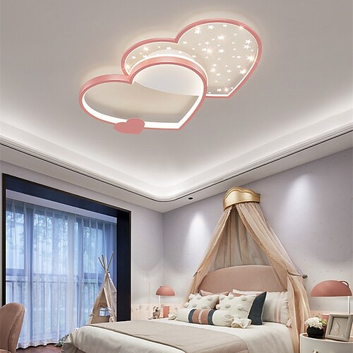 

45 cm cerchio design luci da incasso metallo stile artistico cuore stile moderno finiture verniciate led moderno 220-240v