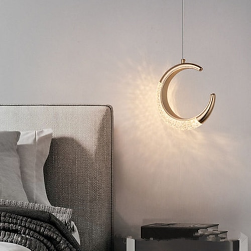 

Pendant Light LED Bedroom Bedside Lamp Warm Romantic Net Red Simple Atmosphere Restaurant Bar Creative Personalized Lamps