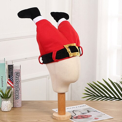 

Santa Suit Santa Claus Christmas Dress Christmas Hat Unisex Boys Girls' Cute Christmas Christmas Carnival Masquerade Teen Adults' Christmas Tea Party Party & Evening New Year Eve Polyester Hat