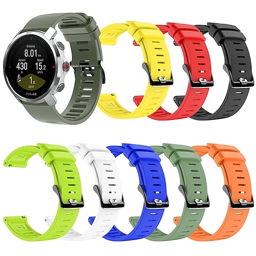 

1 pcs Smart Watch Band for Polar Polar Grit X Polar Grit X Silicone Smartwatch Strap Soft Breathable Sport Band Replacement Wristband