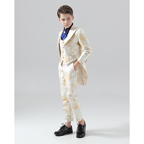 

Party Three-piece Suit ( Vest ) Kids Boys Ring Bearer Suits Terylene 3-17 Years