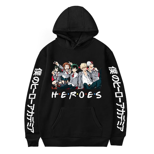 

Mi héroe Academia Boko No Hero Midoriya Izuku Cobija Sudadera Animé Dibujos Anime Harajuku Gráfico Kawaii Sudadera Para Hombre Mujer Unisexo Adulto Estampado en caliente 100% Poliéster