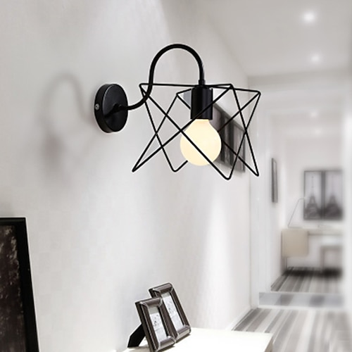 

Creative Vintage Flush Mount Wall Lights LED Shops / Cafes Office Iron Wall Light IP24 220-240V