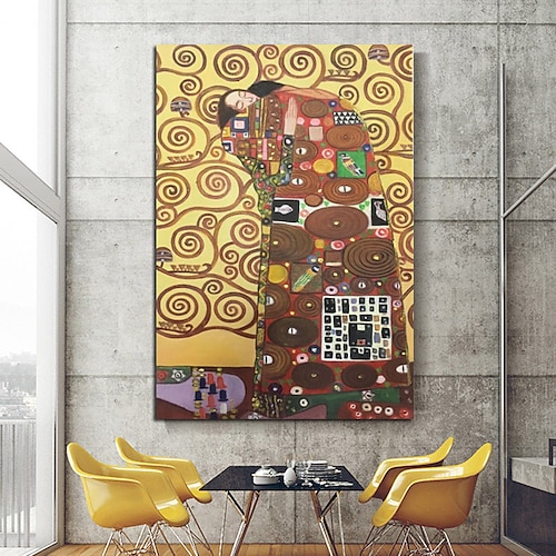 

Handmade Hand Painted Oil Painting Wall Art Klimt famous Fulfillment oil Painting Home Decoration Decor Rolled Canvas No Frame Unstretched