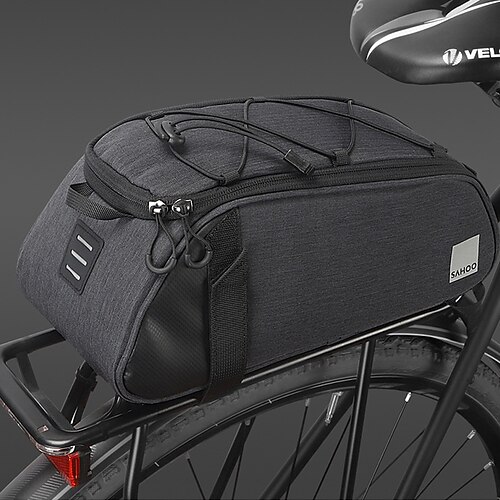 

8 L Bike Rack Bag Bike Trunk Bag Commuter Backpack Waterproof Portable Reflective Strips Bike Bag 300D Polyester Bicycle Bag Cycle Bag Bike / Bicycle Cycling