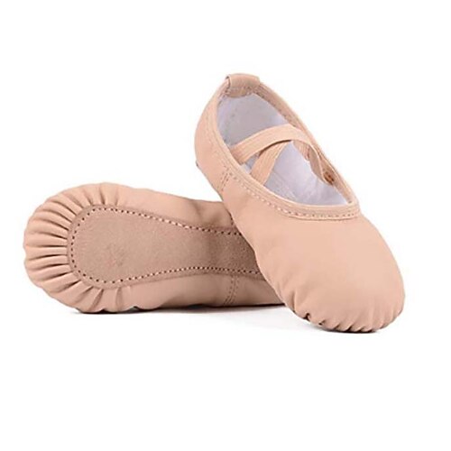 

Da ragazza Scarpe da danza classica Liscio Fai pratica con le scarpe da ballo Addestramento Prestazioni Da allenamento Mocassini in cuoio Scarpe comfort Ballerine Sneaker Piatto Punta tonda Banda