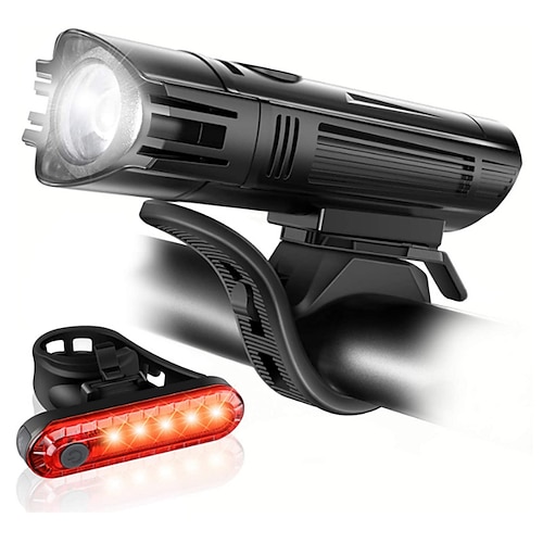 

LED Bike Light LED Light Rechargeable Bike Light Set Front Bike Light LED Bicycle Cycling Waterproof Professional Cool USB Charging Output Rechargeable Li-Ion Battery 400 lm Rechargeable Battery