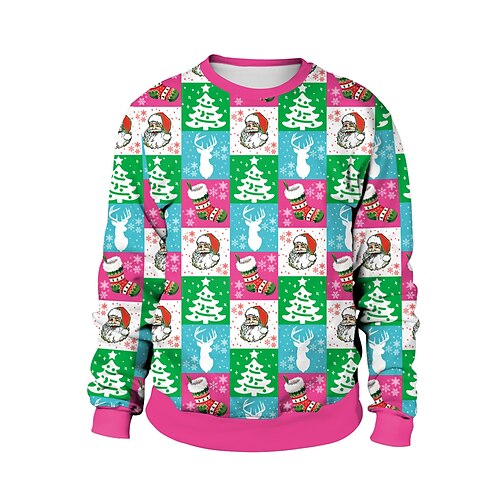 

Inspired by Christmas Santa Claus Reindeer Hoodie Cartoon Manga Anime Graphic Hoodie For Men's Women's Unisex Adults' 3D Print 100% Polyester