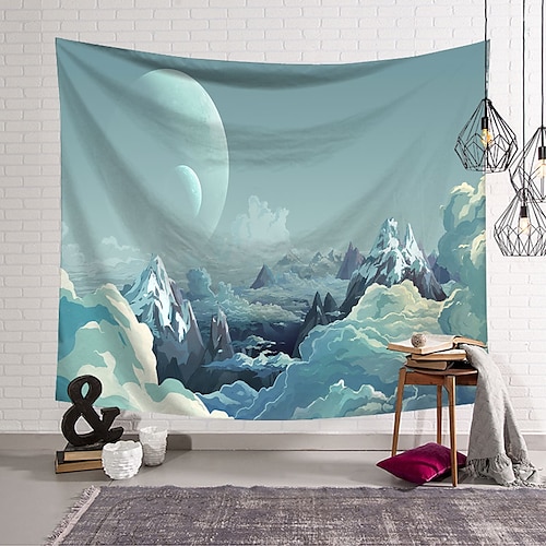 

Fantasy World Wall Tapestry Art Decor Blanket Curtain Hanging Home Bedroom Living Room Decoration Polyester