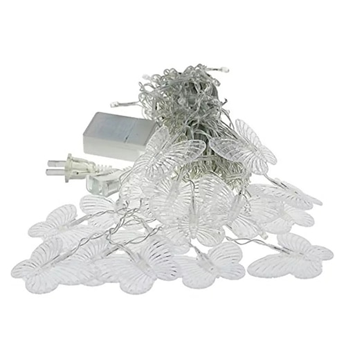 LED Christmas Fairy Light Butterfly Curtain String Lights 3.5M 96LEDs ...