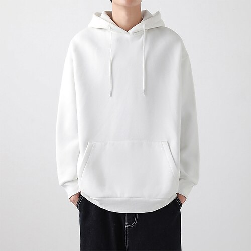 

Men's Hoodie Green Blue Purple Pink Light Grey Hooded Solid Color Pocket Casual Cool Sportswear Casual Winter Spring & Fall Clothing Apparel Hoodies Sweatshirts Long Sleeve Loose Fit