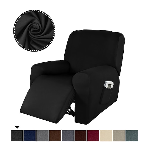 

Funda reclinable para sillón, funda para sofá reclinable, funda elástica para sofá, funda protectora para silla lavable para perros y mascotas (1 funda para respaldo, 1 funda para asiento, 2 fundas