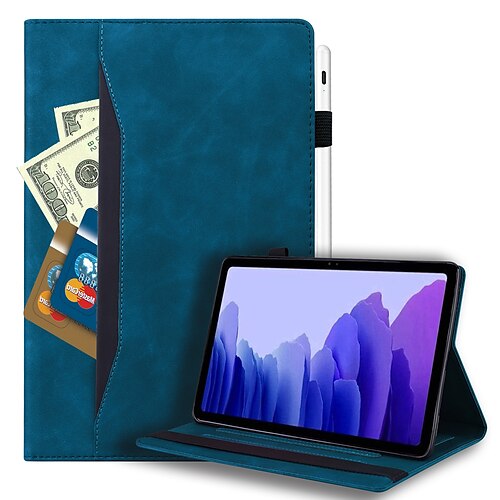 

Tablet Case Cover For Huawei Tablets MediaPad M5 10 M5 8 Card Holder Shockproof Dustproof Solid Colored PU Leather