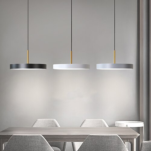 

taklampe ledet enkelt design moderne / nordisk stil for stue / soverom / spisestue metall 220-240v svart
