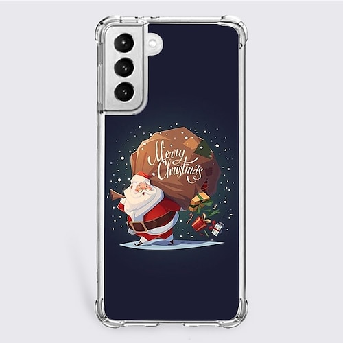 

Christmas Phone Case For Samsung Galaxy A72 A52 A42 A32 A22 A12 A02 A21s Unique Design Protective Case Dustproof Shockproof Back Cover TPU