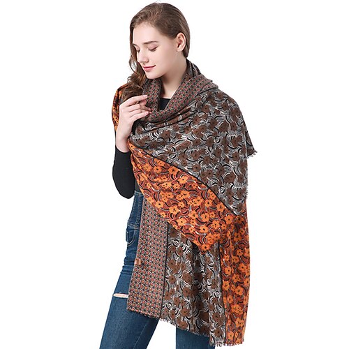 

Sleeveless Scarves Imitation Cashmere Party / Evening / Daily Women's Wrap With Printing