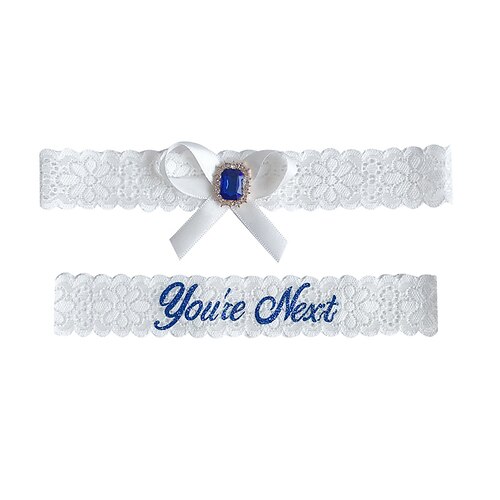 

Satin Fashion Wedding Garter With Rhinestone Garters Wedding