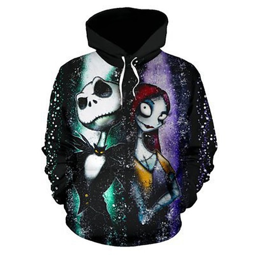

Inspired by The Nightmare Before Christmas Sally Cartoon Manga Back To School Anime Harajuku Graphic Kawaii Hoodie For Men's Women's Unisex Adults' 3D Print Polyster