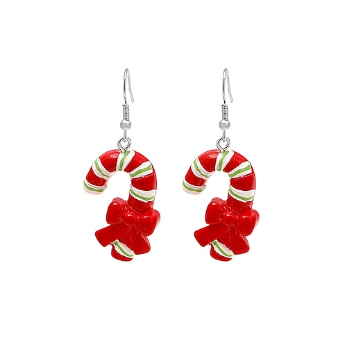 

Women's Earrings Chic & Modern Christmas Snowflake Earring / White / Red / Green / Fall / Winter