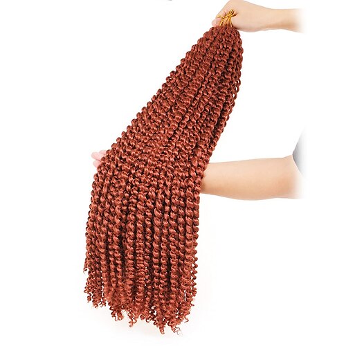 Passion Twist Hair 30 Inch 7 Packs Water Wave 30 Inch (Pack of 7) Ginger