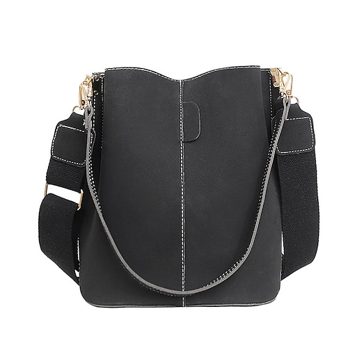 

nuova borsa grande donna 2021 borsa a tracolla smerigliata marea selvaggia borsa a secchiello di grande capacità moda retrò a banda larga diagonale singola spalla