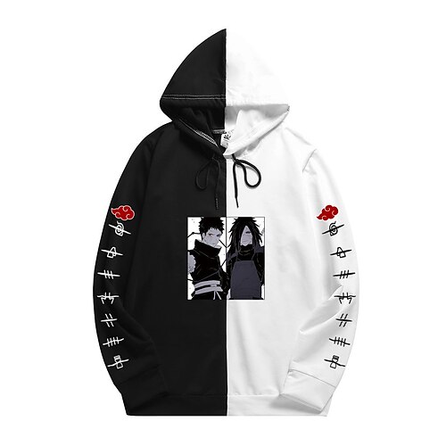 

Naruto Uchiha Obito Uchiha Moletom Anime Desenho Anime 3D Harajuku Arte Gráfica Moletom Para Homens Mulheres Unisexo Adulto Hot Stamping 100% Poliéster