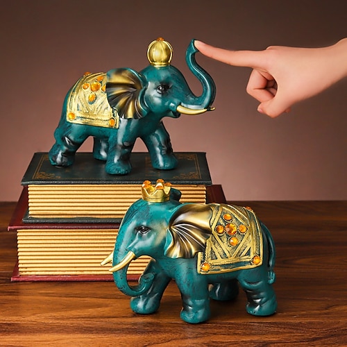 

Elephant Resin Handicraft Object Decoration Creative Home Living Room Decoration Wedding Opening Housewarming Gift
